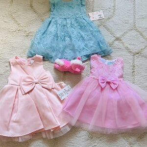 12M - Brand New Baby Girl Dresses for Sale!***